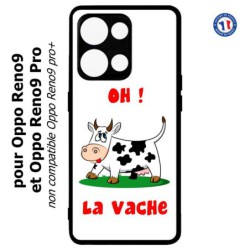 Coque pour Oppo Reno9 et Reno9 Pro Oh la vache - coque humoristique