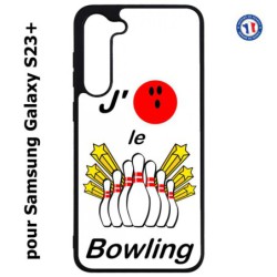 Coque pour Samsung Galaxy S23 PLUS - J'aime le Bowling