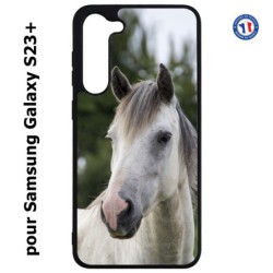 Coque pour Samsung Galaxy S23 PLUS - Coque cheval blanc - tête de cheval