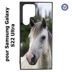 Coque pour Samsung Galaxy S23 Ultra - Coque cheval blanc - tête de cheval