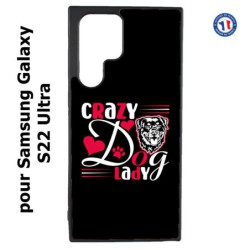 Coque pour Samsung Galaxy S23 Ultra - Crazy Dog Lady - Chien