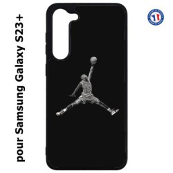 Coque pour Samsung Galaxy S23 PLUS - Michael Jordan 23 shoot Chicago Bulls Basket