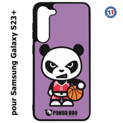 Coque pour Samsung Galaxy S23 PLUS - PANDA BOO© Basket Sport Ballon - coque humour