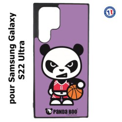 Coque pour Samsung Galaxy S23 Ultra - PANDA BOO© Basket Sport Ballon - coque humour
