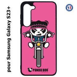 Coque pour Samsung Galaxy S23 PLUS - PANDA BOO© Moto Biker - coque humour