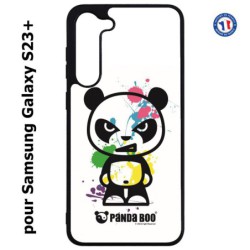 Coque pour Samsung Galaxy S23 PLUS - PANDA BOO© paintball color flash - coque humour