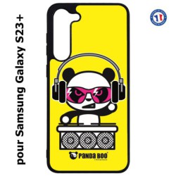 Coque pour Samsung Galaxy S23 PLUS - PANDA BOO© DJ music - coque humour