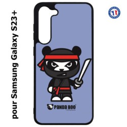 Coque pour Samsung Galaxy S23 PLUS - PANDA BOO© Ninja Boo noir - coque humour