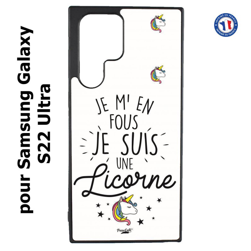 Coque pour Samsung Galaxy S23 Ultra - ProseCafé© coque Humour : Je m'en fous