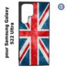 Coque pour Samsung Galaxy S23 Ultra - Drapeau Royaume uni - United Kingdom Flag