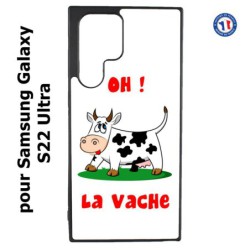 Coque pour Samsung Galaxy S23 Ultra - Oh la vache - coque humoristique