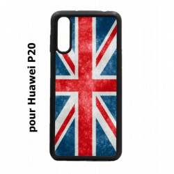 Coque noire pour Huawei P20 Drapeau Royaume uni - United Kingdom Flag