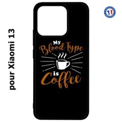 Coque pour Xiaomi 13 - My Blood Type is Coffee - coque café
