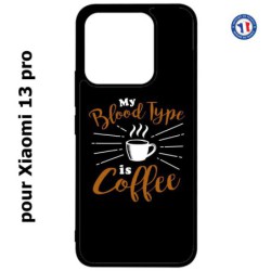 Coque pour Xiaomi 13 Pro - My Blood Type is Coffee - coque café
