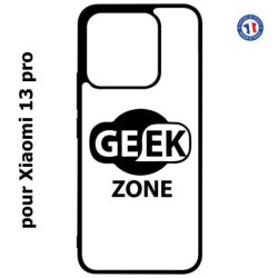 Coque pour Xiaomi 13 Pro - Logo Geek Zone noir & blanc