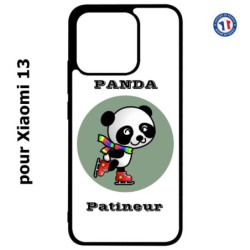 Coque pour Xiaomi 13 - Panda patineur patineuse - sport patinage