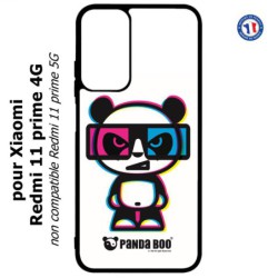 Coque pour Xiaomi Redmi 11 prime 4G - PANDA BOO© 3D - lunettes - coque humour