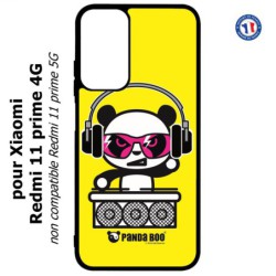 Coque pour Xiaomi Redmi 11 prime 4G - PANDA BOO© DJ music - coque humour