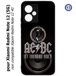 Coque pour Xiaomi Redmi Note 12 (5G) - groupe rock AC/DC musique rock ACDC