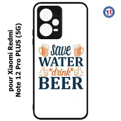 Coque pour Xiaomi Redmi Note 12 Pro PLUS (5G) - Save Water Drink Beer Humour Bière
