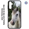 Coque pour Samsung Galaxy A14-4G & A14-5G - Coque cheval blanc - tête de cheval