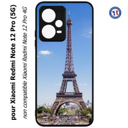 Coque pour Xiaomi Redmi Note 12 Pro (5G) - Tour Eiffel Paris France