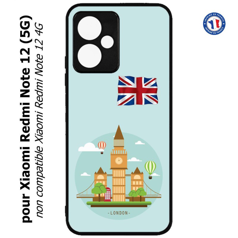 Coque pour Xiaomi Redmi Note 12 (5G) - Monuments Londres - Big Ben