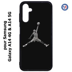 Coque pour Samsung Galaxy A14-4G & A14-5G - Michael Jordan 23 shoot Chicago Bulls Basket