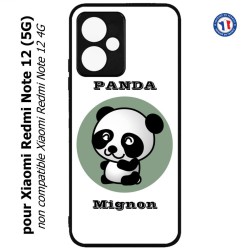 Coque pour Xiaomi Redmi Note 12 (5G) - Panda tout mignon