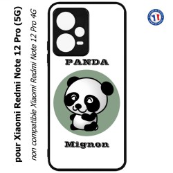 Coque pour Xiaomi Redmi Note 12 Pro (5G) - Panda tout mignon