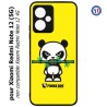 Coque pour Xiaomi Redmi Note 12 (5G) - PANDA BOO© Bamboo à pleine dents - coque humour