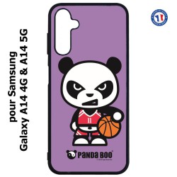 Coque pour Samsung Galaxy A14-4G & A14-5G - PANDA BOO© Basket Sport Ballon - coque humour