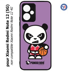 Coque pour Xiaomi Redmi Note 12 (5G) - PANDA BOO© Basket Sport Ballon - coque humour