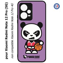 Coque pour Xiaomi Redmi Note 12 Pro (5G) - PANDA BOO© Basket Sport Ballon - coque humour