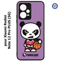 Coque pour Xiaomi Redmi Note 12 Pro PLUS (5G) - PANDA BOO© Basket Sport Ballon - coque humour