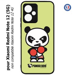 Coque pour Xiaomi Redmi Note 12 (5G) - PANDA BOO© Boxeur - coque humour