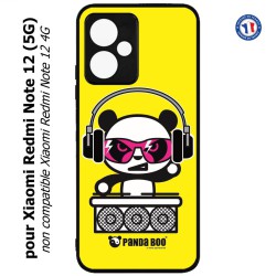 Coque pour Xiaomi Redmi Note 12 (5G) - PANDA BOO© DJ music - coque humour
