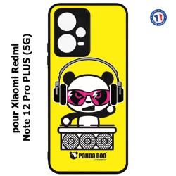 Coque pour Xiaomi Redmi Note 12 Pro PLUS (5G) - PANDA BOO© DJ music - coque humour