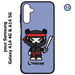 Coque pour Samsung Galaxy A14-4G & A14-5G - PANDA BOO© Ninja Boo noir - coque humour