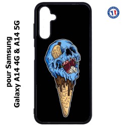 Coque pour Samsung Galaxy A14-4G & A14-5G - Ice Skull - Crâne Glace - Cône Crâne - skull art