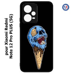 Coque pour Xiaomi Redmi Note 12 Pro PLUS (5G) - Ice Skull - Crâne Glace - Cône Crâne - skull art
