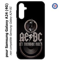 Coque pour Samsung Galaxy A24 (4G) -  groupe rock AC/DC musique rock ACDC