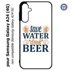Coque pour Samsung Galaxy A24 (4G) -  Save Water Drink Beer Humour Bière