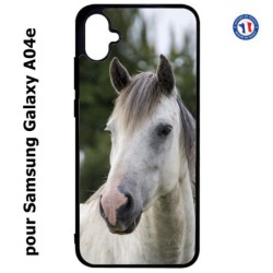Coque pour Samsung Galaxy A04e -  Coque cheval blanc - tête de cheval