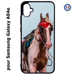 Coque pour Samsung Galaxy A04e -  Coque cheval robe pie - bride cheval