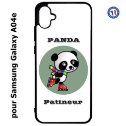 Coque pour Samsung Galaxy A04e -  Panda patineur patineuse - sport patinage