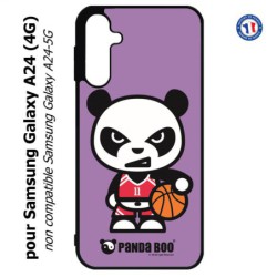 Coque pour Samsung Galaxy A24 (4G) -  PANDA BOO© Basket Sport Ballon - coque humour