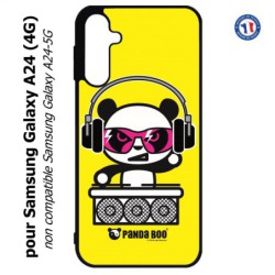 Coque pour Samsung Galaxy A24 (4G) -  PANDA BOO© DJ music - coque humour