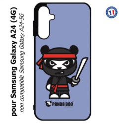 Coque pour Samsung Galaxy A24 (4G) -  PANDA BOO© Ninja Boo noir - coque humour