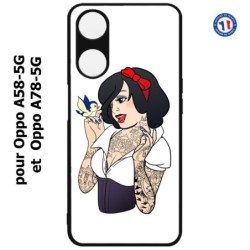 Coque pour Oppo A58-5G / Oppo A78-5G -  princesse neige Blanche tatouée